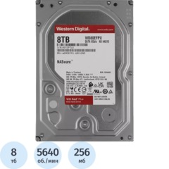 Жесткий диск WD SATA 8TB 256MB RED PLUS WD80EFPX