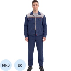 Костюм лет муж (куртка, бр) л01 т.син 136-140/182-188 (л22)