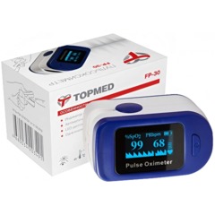 Пульсоксиметр напалечный TOPMED FP-30 8102-01-03X с поверкой