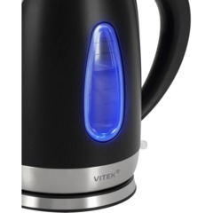 Чайник Vitek VT-WK1065 1.7л. 2000Вт черный/серебристый корп.:металл - фото 6