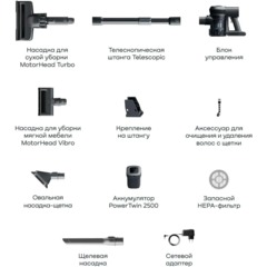 Пылесос Remez MultiClick PRO Telescopic RMVC-533 вертикальный беспроводной - фото 5