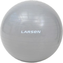 Мяч гимнастический с насосом Larsen HG-3 серебристый 65 см, 371181