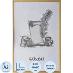Фоторамка 40х60 золото №1