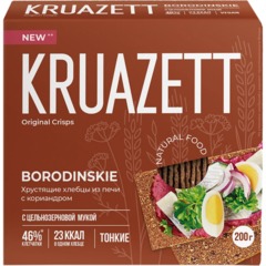 Хлебцы KRUAZETT тонкие бородинские, 200г