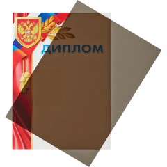 Обложки для переплета пластиковые Promega office дымчА4,200мкм,100шт/уп. - фото 3