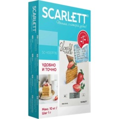 Весы кухонные Scarlett SC-KS57P76, Медовик с клубникой - фото 3