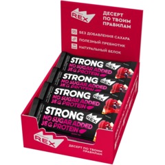 Батончик ProteinRex протеиновый STRONG Ягодный пай, 100гx12шт/уп