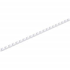 Пружины для переплета пластиковые Promega office 8мм белые 100шт/уп. - фото 2