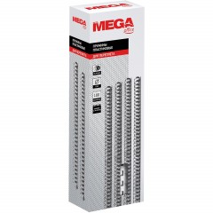 Пружины для переплета пластиковые Promega office 8мм белые 100шт/уп. - фото 3