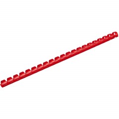 Пружины для переплета пластиковые Promega office 12мм крас. 100шт/уп. Пружины для переплета пластиковые Promega office 12мм крас. 100шт/уп. - фото 2