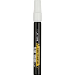 Маркер -краска MunHwa Professional Paint Marker белая, 4мм, нитро-основа - фото 3