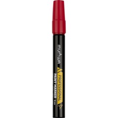 Маркер -краска MunHwa Professional Paint Markerкрасная, 4мм, нитро-основа - фото 3