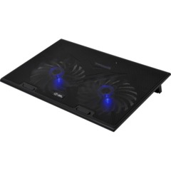 Подставка для ноутб. Digma D-NCP170-2 (D-NCP170-2)17USB FAN черн