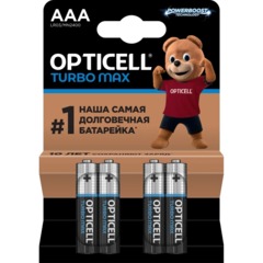 Батарейка Opticell Turbo Max AAA 4шт/уп