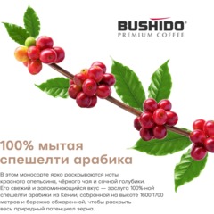 Кофе молотый BUSHIDO Specialty Coffee Kenya 227гр - фото 3