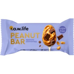 Батончик протеиновый R.A.W.life Арахис шоколад, 35гx12шт/уп