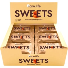 Конфеты R.A.W.life sweets Шоколадная ириска шоколад-фрукт NEW, 17гx18шт/уп - фото 3