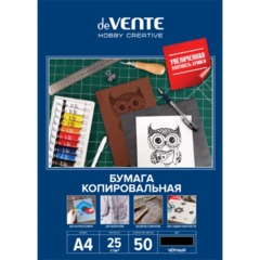 Бумага копировальная deVENTE HOBBY CREATIVE A4 50л, черная, 2041314