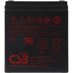 Батарея для ИБП CSB HR1227W F2 12В 6.75А.ч - фото 2