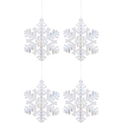 Игрушка новогодняя (полистирол), набор из 8 штук 6,4x0,3x7,8см 91186