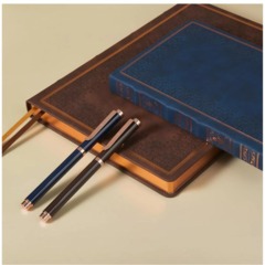 Ежедневник недатированный А5+ КОРОЛЕВСКИЙ синий, бронзовый обрез 3-824/01 - фото 10