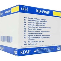 Игла инъекционная 19G (1,1х40 мм) KD-Fine 100шт./уп - фото 2