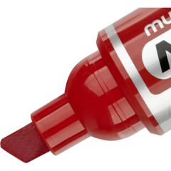 Маркер перманентный пром. MunHwa 'Nex-Pro Oil Magic' красный, скошенный,7мм - фото 2