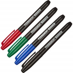 Набор маркеров перманентных 2мм. 4цв - фото 6