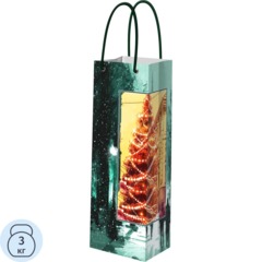 Пакет бумаж. с ламинацией, плот. бум. 250 г/м2, 12,7x36x8,3см, 97607FE