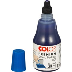 Краска штемпельная 801 Premium водно-глиц осн,син,25мл Colop пр-во Германия - фото 4