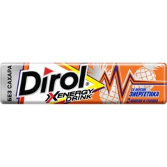 Жевательная резинка DIROL X ENERGY DRINK б/сах энерг и анан, 13,6гx30шт/уп - фото 2