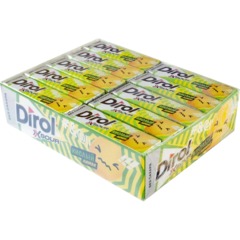 Жевательная резинка DIROL X SOUR Кислый Лимон б/сах вк лимон, 13,6гx30шт/уп