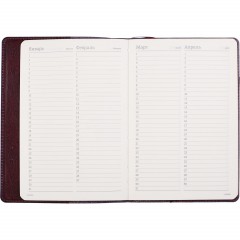 Ежедневник полудатированный коричн,A5,152х222мм,416 стр,Br.V.PROFY 3-073/03 Ежедневник полудатированный коричн,A5,152х222мм,416 стр,Br.V.PROFY 3-073/03 - фото 2