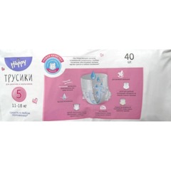 Подгузники-трусики с каналами bella baby Happy Pants, размер 5 по 40 шт - фото 2