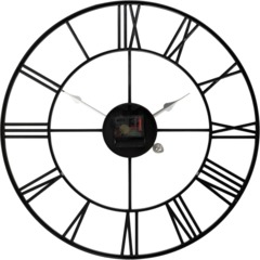 Часы настенные Классика d455мм, круг, корпус чёрный 4848-004 - фото 2