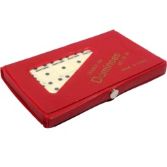 Настольная игра Домино пластиковое(17x10x1.5см) пласт.короб.28 шт.(P00065) - фото 2