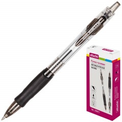 Ручка гелевая автомат. Attache Wizardчерн,автомат.0,5мм,резин.манжет - фото 2