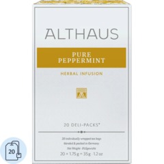 Чай пакетированный травяной Althaus Pure Peppermint, 20 пакетиков