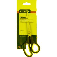 Ножницы Attache 169 мм с пласт.прорезин. руч. Attache, цвет зелен/черн - фото 2