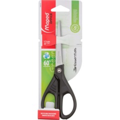 Ножницы Maped ESSENTIALS GREEN, 170мм,пластик.эллиптич. ручки,черный,468010 - фото 2