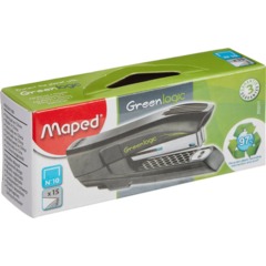 Степлер Maped GREENLOGIC до 15 лист, №10,антистеплер,черный,353211 - фото 2