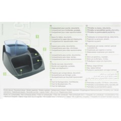 Подставка-органайзер для канц.мелочей Maped EVOLYS,компакт,син/чер,575400 - фото 8