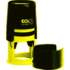 Оснастка для печати круг.с крышкой Pr. R40 черная Colop Австрия - фото 2