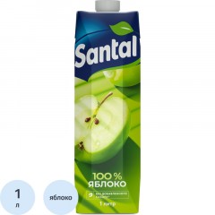 Сок SANTAL яблочный 1л