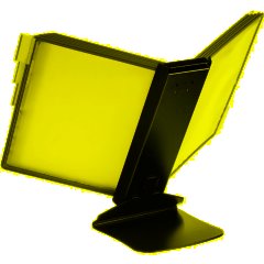 Демосистема настольная FDS016 метал. основа, 10 пан.,черный - фото 2