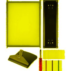 Демосистема настольная FDS016 метал. основа, 10 пан.,черный - фото 7