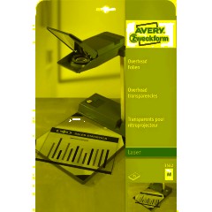 Пленка для проекторов Avery Zweckform AZ3562 д/лаз.прин., 25шт./уп