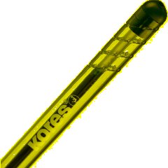 Ручка шариковая неавтомат. KORES К1 0,7ммтреуг.корп4шт/бл сн/чр/кр/зл - фото 6