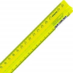 Линейка 30см Attache с держателем прозрачно-яркие цвета в ассорт ЛН42АЕ - фото 13