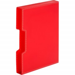 Папка файловая на 100 файлов в коробе красный - фото 2